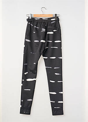 Pantalon slim talie elastică negru NÜ femeie