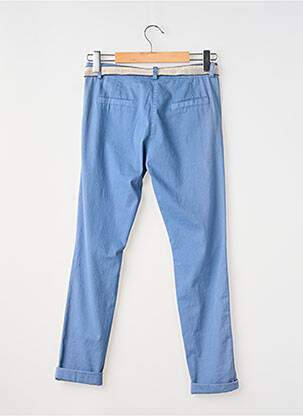 Pantalon chino buzunare albastru KIMIKA femeie