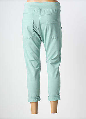 Pantalon 7/8 talie elastică albastru WENDY TRENDY femeie