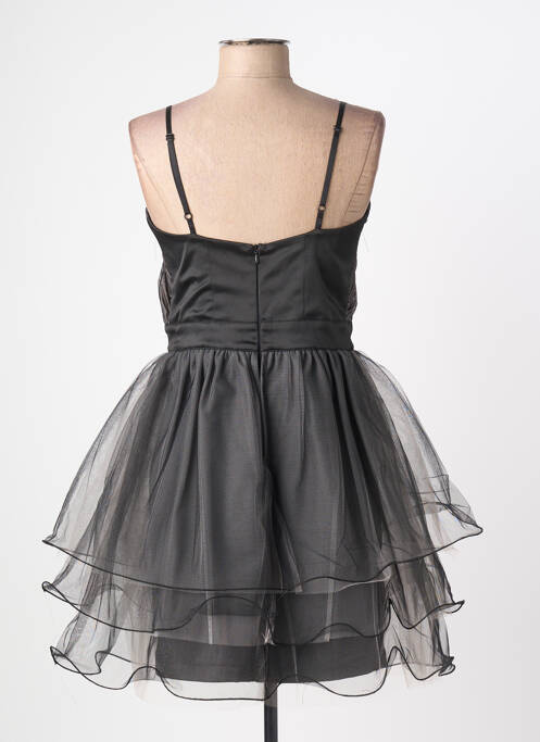 Rochie scurtă croială evazată bretele subțiri negru RINASCIMENTO femme