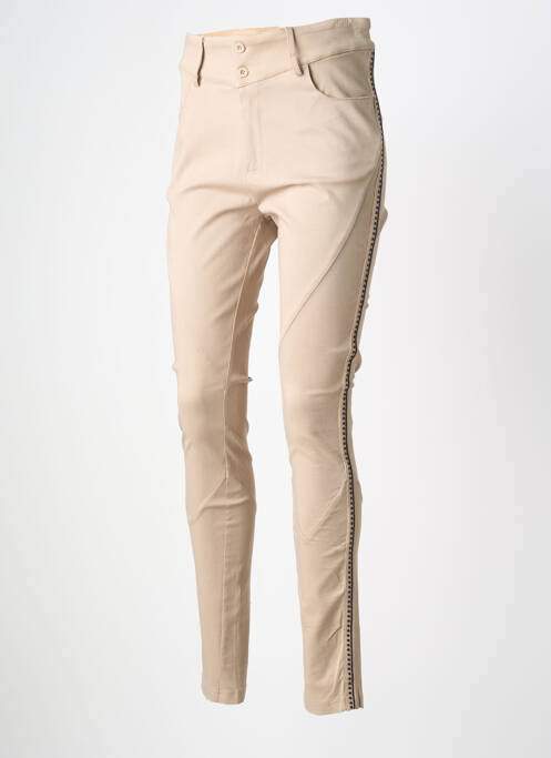 Pantalon slim bej NÜ femeie