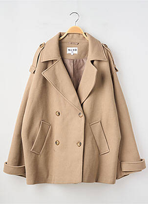 Palton scurt verde NA-KD femeie