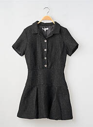 Rochie scurtă mâneci scurte mâneci scurte negru MORGAN femme