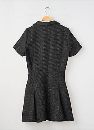 Rochie scurtă mâneci scurte mâneci scurte negru MORGAN femeie