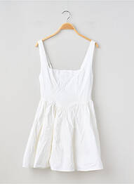 Rochie scurtă fără mâneci fără mâneci alb GINA TRICOT femme