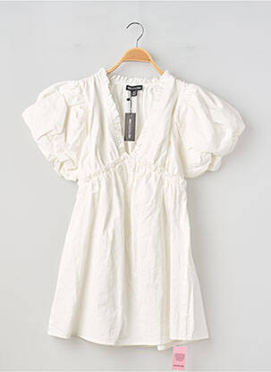 Rochie scurtă alb PRETTY LITTLE THING femeie