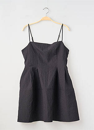 Rochie scurtă închidere cu fermoar la spate bretele subțiri negru H&M femeie