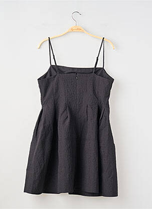 Rochie scurtă închidere cu fermoar la spate bretele subțiri negru H&M femeie