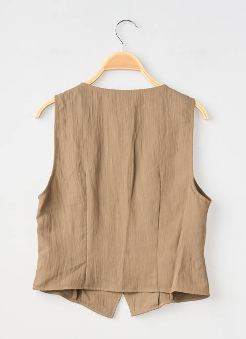 Vestă fără mâneci maro STRADIVARIUS femeie