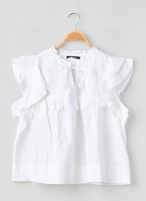 Top alb GINA TRICOT femeie