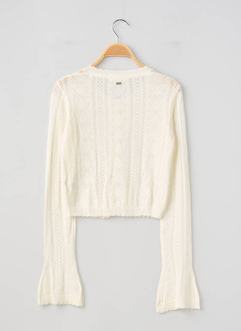 Vestă cu mâneci lungi alb LOUNGE femeie