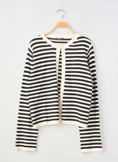 Vestă cu mâneci lungi negru GINA TRICOT femeie