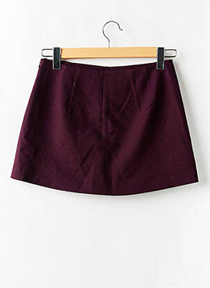 Fustă pantaloni scurți  violet STRADIVARIUS femeie