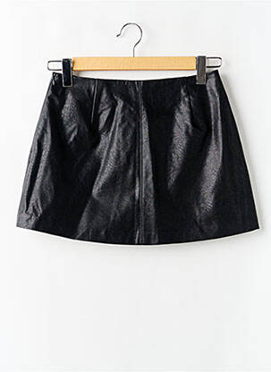 Fustă scurtă negru STRADIVARIUS femeie