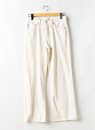 Pantalon drept alb PERFECT MOMENT femeie