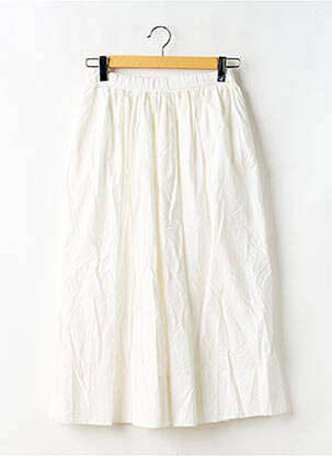 Fustă lungă alb CAMAIEU femeie