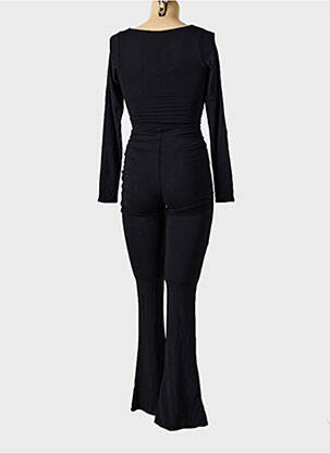 Salopetă-pantalon croială cambrată mâneci lungi negru OH POLLY femeie