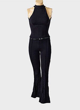 Salopetă-pantalon fără mâneci fără mâneci negru OH POLLY femeie