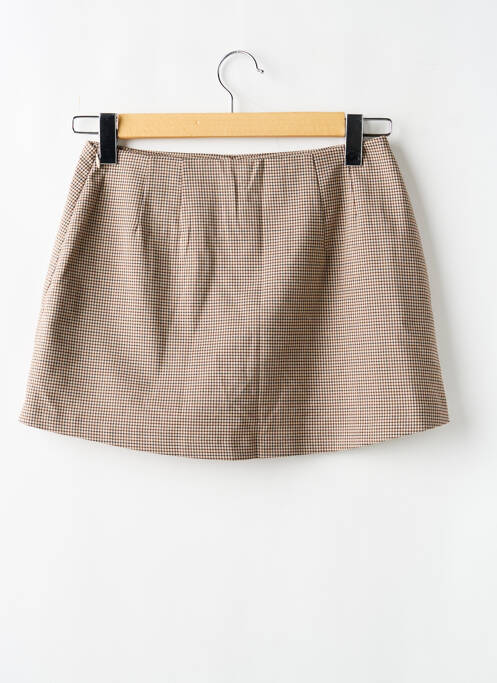 Fustă pantaloni scurți bej STRADIVARIUS femeie