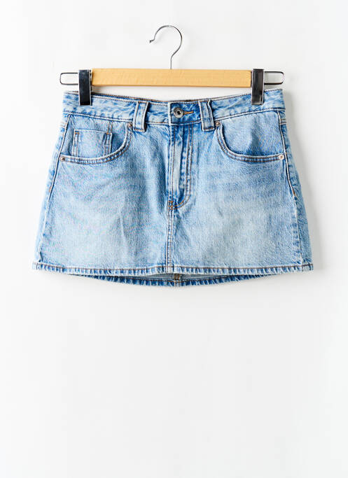 Fustă scurtă albastru STRADIVARIUS femeie