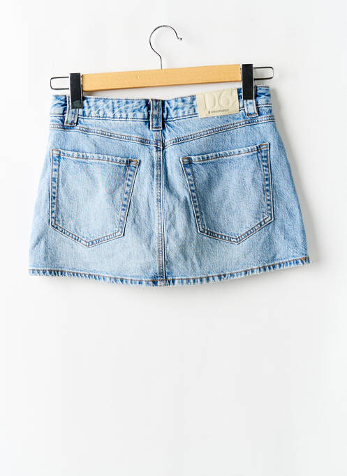 Fustă scurtă albastru STRADIVARIUS femeie