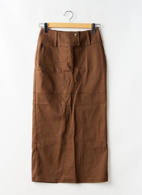 Fustă lungă maro LOUNGE femeie