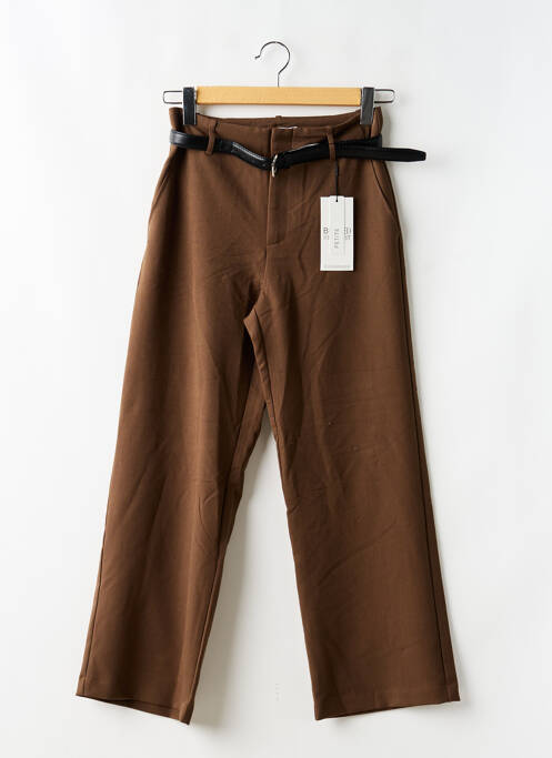 Pantalon drept maro STRADIVARIUS femeie