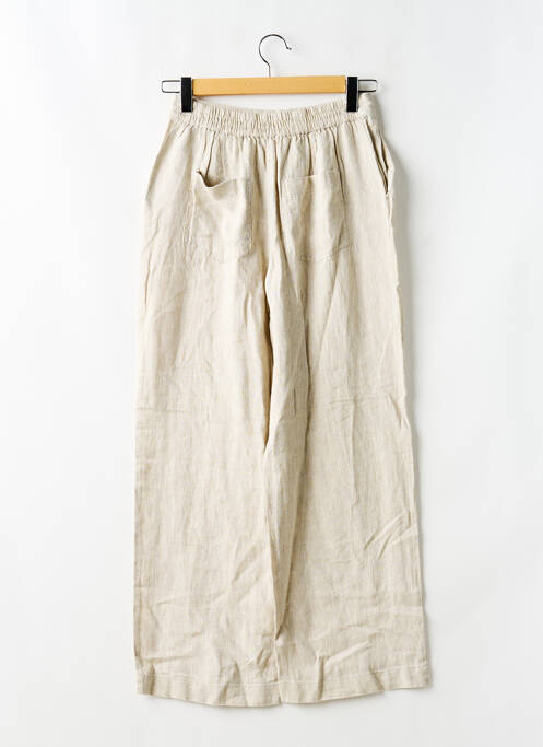 Pantalon drept bej CAMAIEU femeie