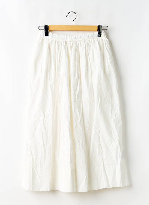 Fustă lungă alb CAMAIEU femeie