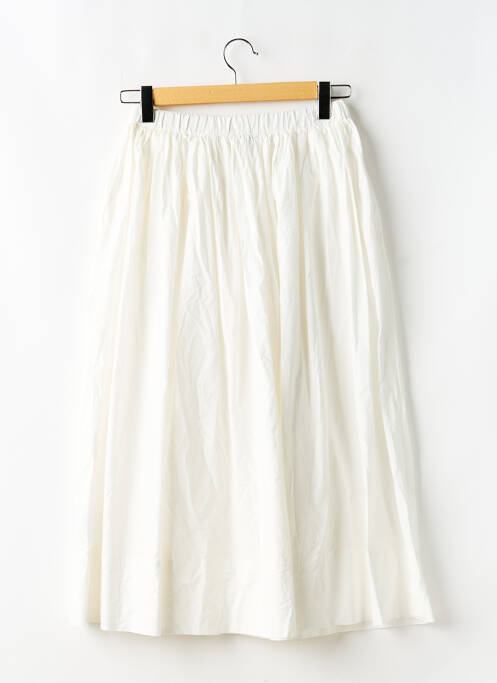 Fustă lungă alb CAMAIEU femeie