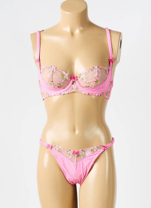 Set lenjerie roz LOUNGE femeie