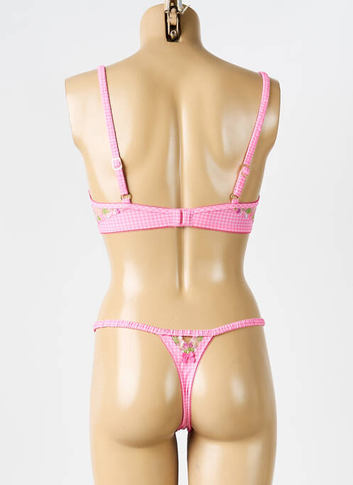 Set lenjerie roz LOUNGE femeie