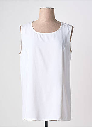 Top alb GUITARD femeie