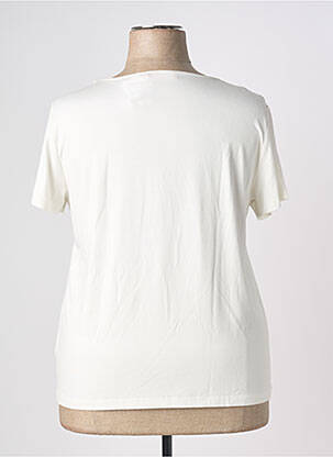 Tricou elasticitate mâneci scurte alb GRIFFON femeie