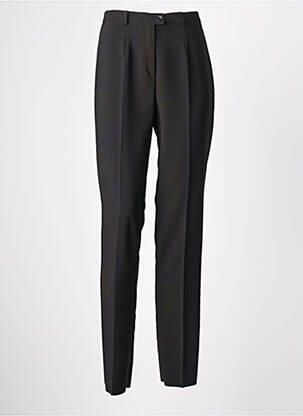 Pantalon slim țesătură poplin mărime normală negru GRIFFON femeie