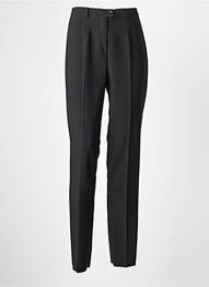 Pantalon slim țesătură poplin mărime normală negru GRIFFON femme