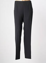 Pantalon slim talie elastică mărime normală negru FRANCE RIVOIRE femme
