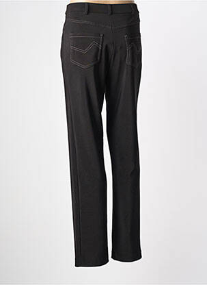 Pantalon drept elasticitate mărime normală negru FRANCE RIVOIRE femeie