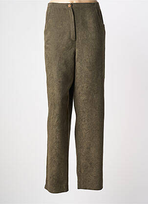 Pantalon drept verde FRANCE RIVOIRE femeie