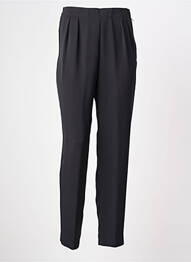 Pantalon drept țesătură crep mărime normală negru PL COUTURE femeie