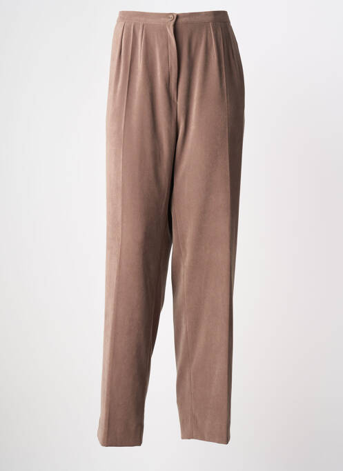 Pantalon drept maro FRANCE RIVOIRE femeie