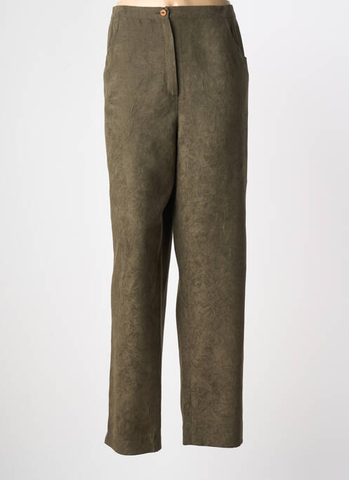 Pantalon drept verde FRANCE RIVOIRE femeie