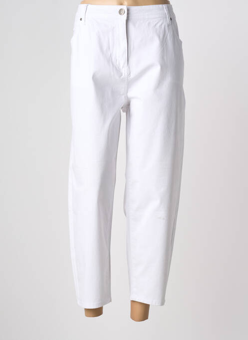 Pantalon trei sferturi alb GRIFFON femeie