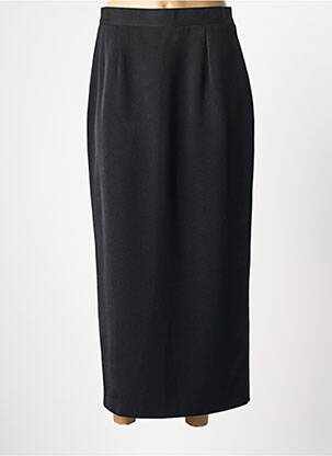 Fustă midi croială dreaptă negru PL COUTURE femeie