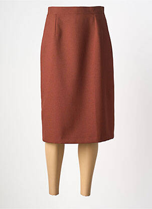 Fustă midi maro PL COUTURE femeie