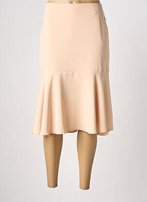 Fustă midi bej MATHIEU PARIS femeie