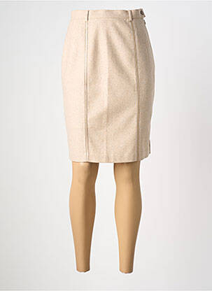 Fustă midi bej PAUSE CAFE femeie