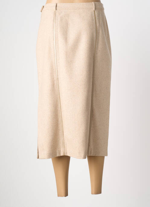 Fustă midi bej PAUSE CAFE femeie