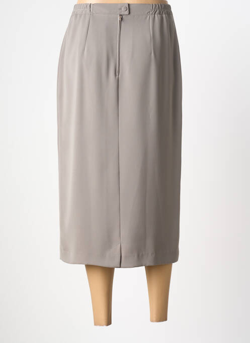 Fustă midi gri PL COUTURE femeie