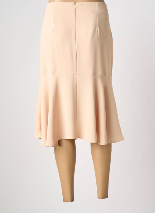 Fustă midi bej MATHIEU PARIS femeie